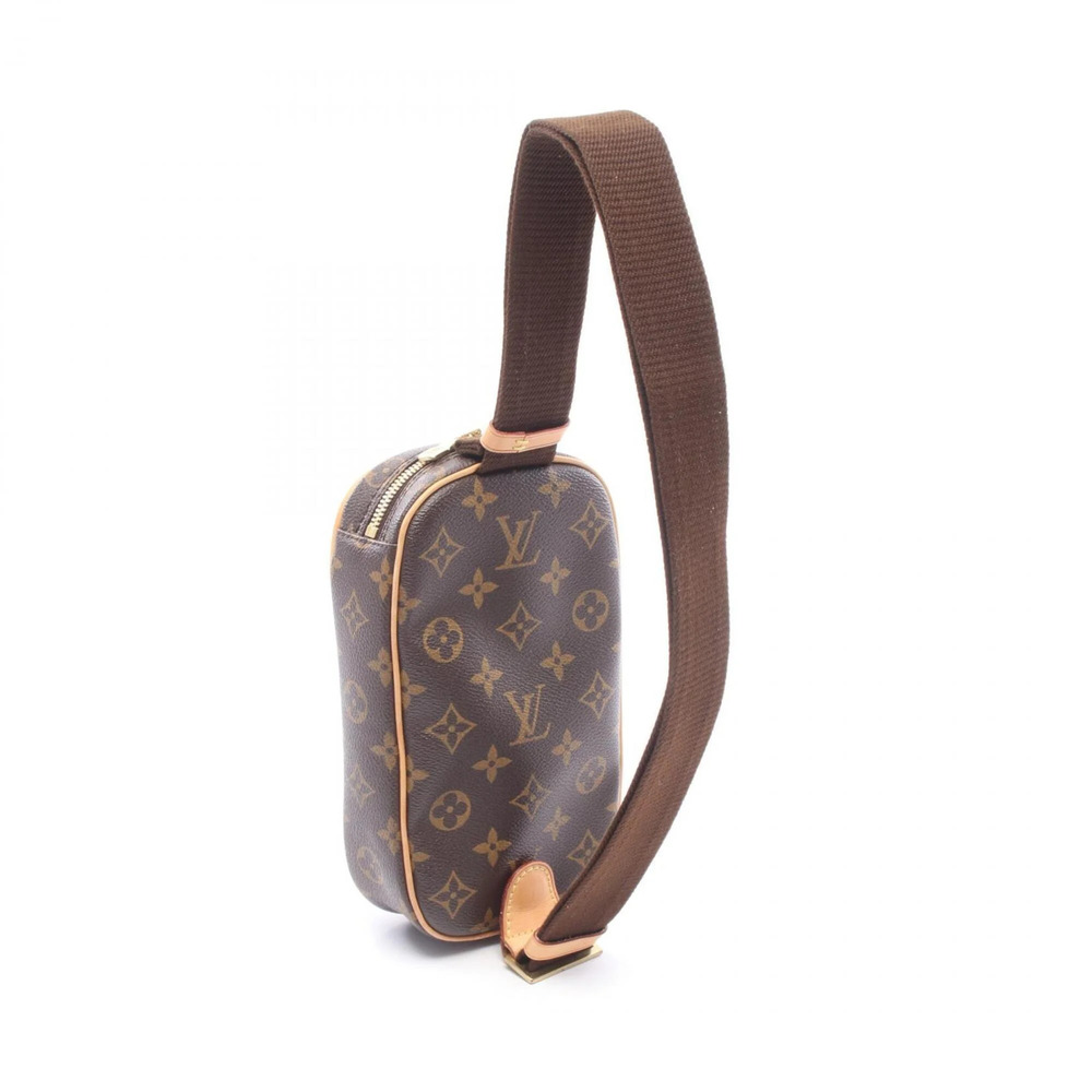 LOUIS VUITTON Brown Monogram Leather Pochette Fanny Pack - Picture 2 of 10